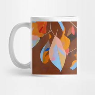 Pastel Autumn Leaves Mug